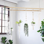 FUIN Fully Assembled 6ft Bamboo Blanket Ladders Living Room Wood Decorative Wall Leaning Farmhouse Quilt Display Holder Rusti