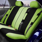 FH Group Light & Breezy Cloth Car Seat Covers, 7 Seater Three Row Set- Airbag & Split Ready -Universal for Cars Trucks and SU