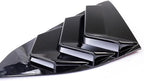 YINGTUU YINGTUU for Honda Accord Accessories 10th Gen 2018 2019 2020 2021 2022 Rear Window Louvers Blinds Trim-Glossy Black