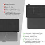 Car Visor Extender Sun Bblocker，Upgraded UV400 Car Sun Visor Extension with PC Lens and Side Sunshade,Filter UV，Safe Ddriving.Universal for SUV, Family Automotive, Black