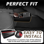 Muslogy for 2022 2023 2024 2025 2026 Maverick Center Console Shifter Storage Box ABS Material Console Side Organizer with Stronger Tape Compatible with Ford Maverick 2022-2026 (Only Passenger Side)