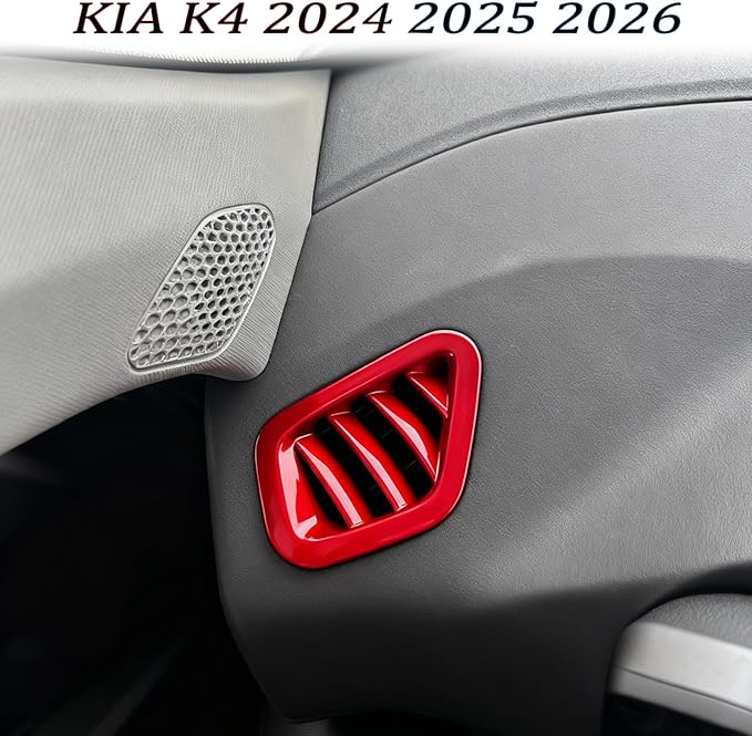Dashboard Air Vent Cover, for kia k4 2024 2025 2026,Sport Interior Trim Accessories - Wine Red