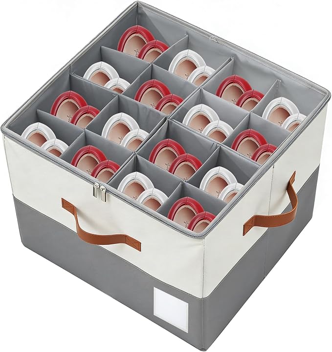 Shoe Organzier for Cloest - Adjustable Shoe Storage Box Fits 8-16 pairs,shoe Bin with Pop-Up dividers,Space Saver shoes Box o