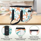 Reusable Grocery Bag, Foldable Large Shopping Tote Bag for Groceries Kitchen Picnic Car Trunk