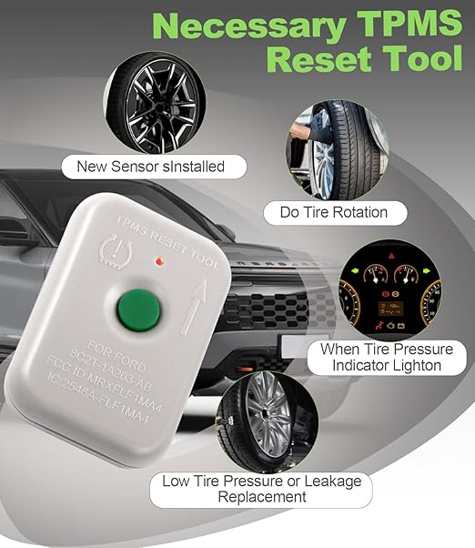 TPMS Relearn Tool for Ford, FIRSTOOL TPMS19 TPMS Reset Tool Tire Sensor Programmer Reset Tool Tire Sensor Pressure Monitor Ac