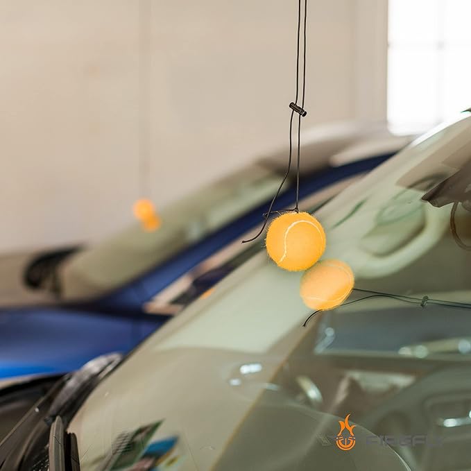 Garage Parking Aid Tennis Ball on a String for Garage Parking Precision Parking Guide Garage Car Stop Indicator (2)