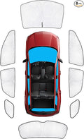 KMF 8pcs Thicken Sun Shades for Chevy Blazer EV 2024 2025 2026 Accessories,Full Car Window Covers Sunshade for Windshield Side Rear, UV Block and Blackout Privacy for Car Camping Outdoor