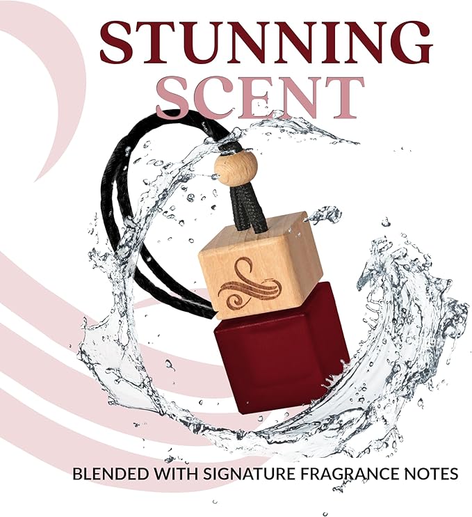 Car Freshener Scent For Women Inspired | B.accarat Car Air Freshener With Floral Amber Jasmine Saffron Clean Musk | Long-Last