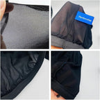 2Pack Rear Side car Window sunshades,Premium Rear Privacy Screens for SUV,Sedans,Truck Van,Double Layer Breathable Elastic Spandex mesh,Bug Insect Protection,Camping Travel Essential(Max43.5 * 32.5)