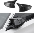 YINGTUU for Honda Accord 10th Gen 2018 2019 2020 2021 2022 2023 2024 2025 Car Ox Horn Side Rearview Mirror Cover Wing Mirror Protect Stickers Exterior Accessories Decals Carbon Fiber Pattern