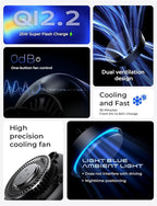 LISEN for Qi2.2 25W MagSafe Car Mount Charger，[Top Spec with Cooling Fan＆95W Fast Adapter] Wireless Car Charger 25W Galaxy S26 Ultra Car Charger Fast Charging for iPhone 17 Pro Max Air 16-12 Series