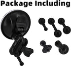 for Garmin Truck RV GPS Mount dezl OTR1020 820 720 620 RV 1095 895 795 Overlander DriveSmart 86 76 66 & for Car GPS Nuvi Holder & for Garmin Dash Cam Windshield Mount (6 Ball Head)