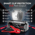 Car Battery Jump Starter Portable, 2000A Jump Starter Battery Pack for 8.0L Gasoline and 6.0L Diesel Engines, 12V Jump Box