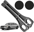 Car Seat Gap Filler Organizer Compatible with Honda Accord Accessories Seat Gap Plug Blocker with Storage Slot Non-Slip Car Cup Holder Coaster Black