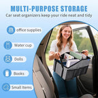 Smof Car Organizer- Car Seat Organizer for Front Seat Back Seat Between Seats, Foldable Car Storage Organizer for Kids Adults