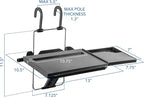 Mount-It! Car Table Tray with Adjustable Height and Tilt | Car Desk for Laptop FITS on Any Car Model and Steering Wheel | Holds Food, Drinks, Laptops, Tablets, Books and More! -