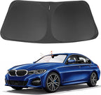 Front Windshield Sun Shade Foldable Car Front Window Sun Shade Windshield Shade Custom Fit for 2013-2018 BMW F30/F31/F80/M3 Block UV Rays Accessories Heat Keep Cooler