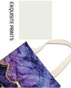 Car Garbage Can, Car Trash Bag, Car Garbage Bag, Hanging Car Trash Can for Car Accessories, Vehicle, Travelling, Camping, Cute Car Back Seat Organizer, Luxury Purple Marble