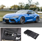 Car Sun Visor Organizer Fit for Toyot@ Supra GR A90 A91 MK5 2019-2022, Auto Car Visor Pocket, Sunshade Storage Bag, Cards, Sunglasses, Driver's License, Cell Phones and Other Items Storage (Regular)