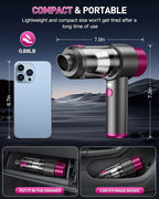 EYYA Handheld Cordless Car Vacuum Cleaner, 4-in-1 Portable Mini Car Vacuum Cleaner, 15000PA High Power & Air Duster with LED 