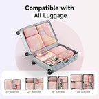 11 Set / 9 Set Packing Cubes for Travel,Gifts for Women Mom Kids,TSA Approved Bags for Makeup, Cosmetic, Toiletry, Organizers