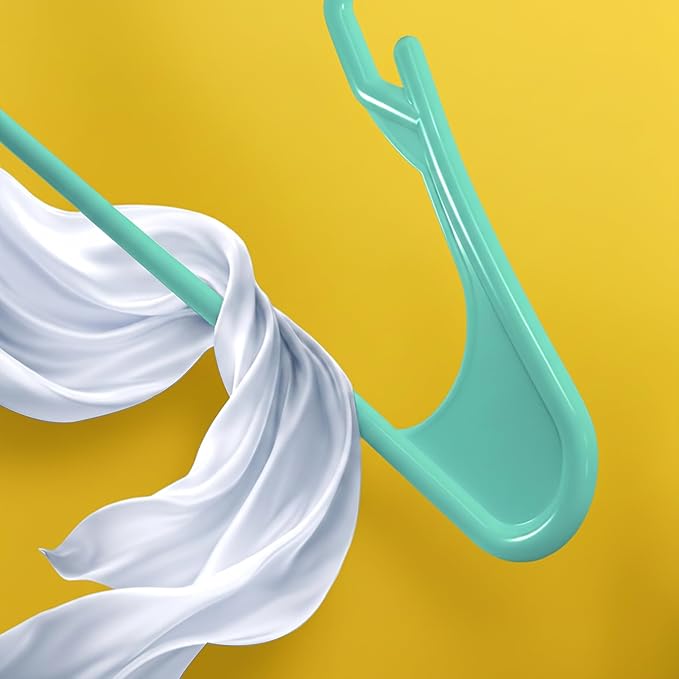 Utopia Home Plastic Hangers 50 Pack, Space Saving Plastic Clothes Hangers for Adults with Built-in Strap Hooks, Essential for