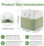 13 x 13 Inch Cube Storage Bins, 6 Pack Fabric Storage Basket with Handles, Foldable Boxes Organizer for Shelf Baskets for Hom