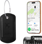 Luggage Tags Built-in Anti-Loss Tracker, Luxury Leather Luggage Tags for Suitcase, Travel Bags, Backpacks, Travel Organizer f