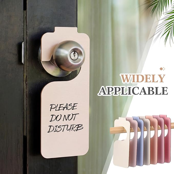 Patelai 14 Pcs Blank Wooden Clothing Rack Divider with Marker Pen Closet Blank Organizers Hanger Separators Hanging Closet Di