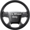 Steering Wheel Cover for Chevy Silverado 1500 2014-2018/2500 2500HD 3500 3500HD 2015-2019/ 4500HD 5500HD 6500HD 2019-2024/ Suburban Tahoe 2015-2020/ Colorado 2015-2022/ Traverse 2018-2023 Chevrolet
