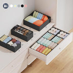 DIMJ Drawer Organizer Clothes Storage- 18 Pack Baby Dresser Organizer for Nursery, Foldable Closet Drawer Organizer Bins for 