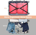Cambond Compression Packing Cubes for Travel - Lightweight Expandable Travel Bags Luggage Organizers Travel Essentials Compre