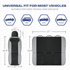 Skechers Memory Foam Seat Covers,Leather Car Seat Covers, Ultimate Comfort & Support Seat CoversFull Sets,Airbag Compatible, 