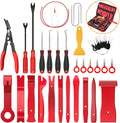GOOACC 40Pcs Trim Removal Tool,Auto Terminal Removal Key Tool,Auto Clip Pliers Stereo Removal Tools,Car Upholstery Repair Rem