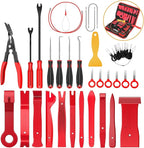 GOOACC 40Pcs Trim Removal Tool,Auto Terminal Removal Key Tool,Auto Clip Pliers Stereo Removal Tools,Car Upholstery Repair Rem