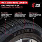 Snow Socks for Tires | Alternative for Tire Snow Chains | Ultra Grip Series | Reusable Snow Traction Device for Passenger Car