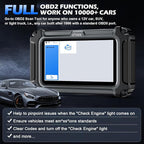 XTOOL D5 Car Code Reader and Reset Tool, Engine ABS SRS Transmission Car Diagnostic Tool with EPB Service, ABS Bleed, Throttle