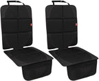 Car Seat Protector, 2 Pack Carseat Protector with Thick Padding, Baby/Pets for Child Car Seat-Mesh Pockets-Waterproof-Univers