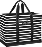 SCOUT Original Deano Tote Large - Durable Lightweight Open Top Beach, Pool & Lake Bag, Inside Zip Pocket, Folds Flat