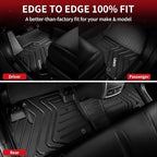 LASFIT Floor Mats Fit for Lexus NX NX200t NX300 NX300h 2021-2015 All Weather Floor Liners Custom Fit for Lexus NX All Models 2021 2020 2019 2018 2017 2016 2015 TPE Car Mats,Front and Rear Mats,Black