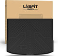LASFIT Cargo Mat for KIA NIRO EV 2025 2024 2023 (Fit EV & Hybrid, Not Fit PHEV), All Weather TPE Custom Fit Easy Clean Car Trunk Mat for Kia NIRO EV 2023-2025 Cargo Liner, Black