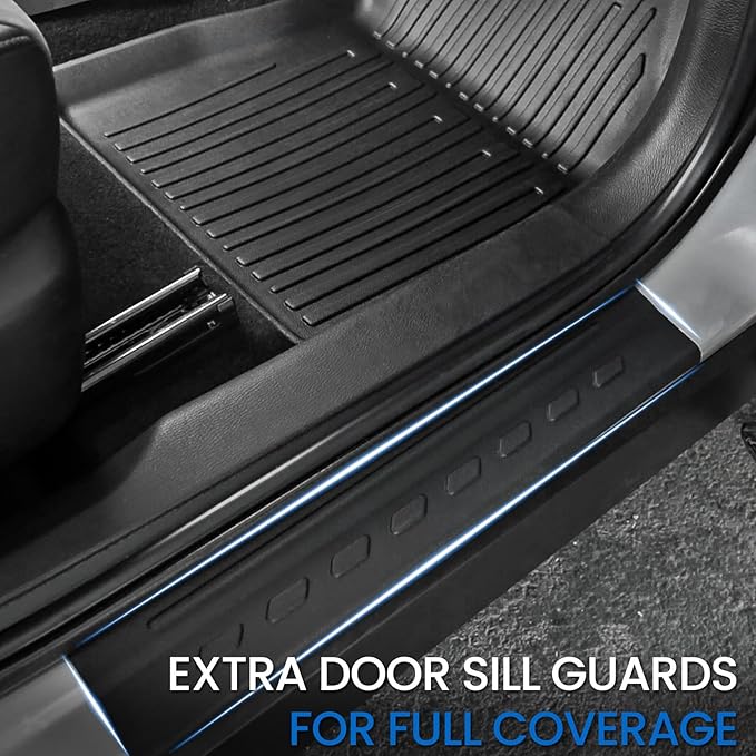 Floor Mats Cargo Mat Set for 2022-2025 2026 Mitsubishi Outlander (Not Fit Sport or PHEV), All Weather TPE Backrest Mat Trunk Mat Cargo Liner Accessories(Floor Mats+Backrest Mats+Cargo Mat)