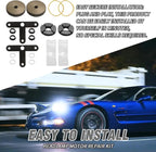 MDEOOSKY 51072-54 Headlight Headlamp Motor Repair Kit with Fix Brass Gear, Replacement for Chevy Corvette C5 2000-2004 Replacement for Pontiac Firebird Trans Am 1993-2002, Replaces 51072-54