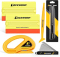 TECKWRAP Vinyl Wrap Tool Kit Window Tint Kit Tools Car Wrap Kit, Squeegee, Retractable Utility Knife, Safety Vinyl Cutter, Vinyl Wrap for Car, Window Tint Car Wrap Vinyl