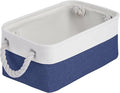 Storage Baskets for Shelves 11.8x7.9x5.2 Inch, Foldable Fabric Storage Bins with Handles, Small Storage Baskets for Organizin