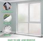STATINT Frosted Glass Window Film Privacy Sun Blocking UV Protection Window Clings Bathroom Non Adhesive Static Cling Glass Stickers for Home Office,17.3 Inch X 13.1 Feet