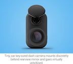 Garmin Dash Cam Mini 2, Tiny Size, 1080p and 140-degree FOV, Monitor Your Vehicle While Away w/ New Connected Features, Voice
