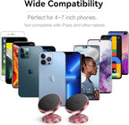 Coolpow【2 Packs 】Magnetic Phone Holder for car【Strong Magnet】phone holders for your car phone holder Mount for Car【4 Metal Plate】Universal Dash cell phone car mount for iphone Samsung car accessories