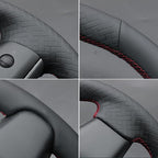 MEWANT Hand Stitched Steering Wheel Cover for Tesla Model 3 2017-2023 / Model Y 2020-2023 for Tesla Model 3/Y Accessories