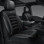 CAR PASS Comfortable 3D Foam Mesh Leather Car Seat Covers Front, Air Cool Mesh Breathable Front Seat Covers for Car, Universa
